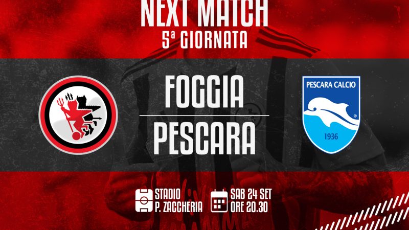 Serie C, Foggia Calcio-Pescara: info sul match, satanelli in cerca dei tre punti 24 settembre 2022