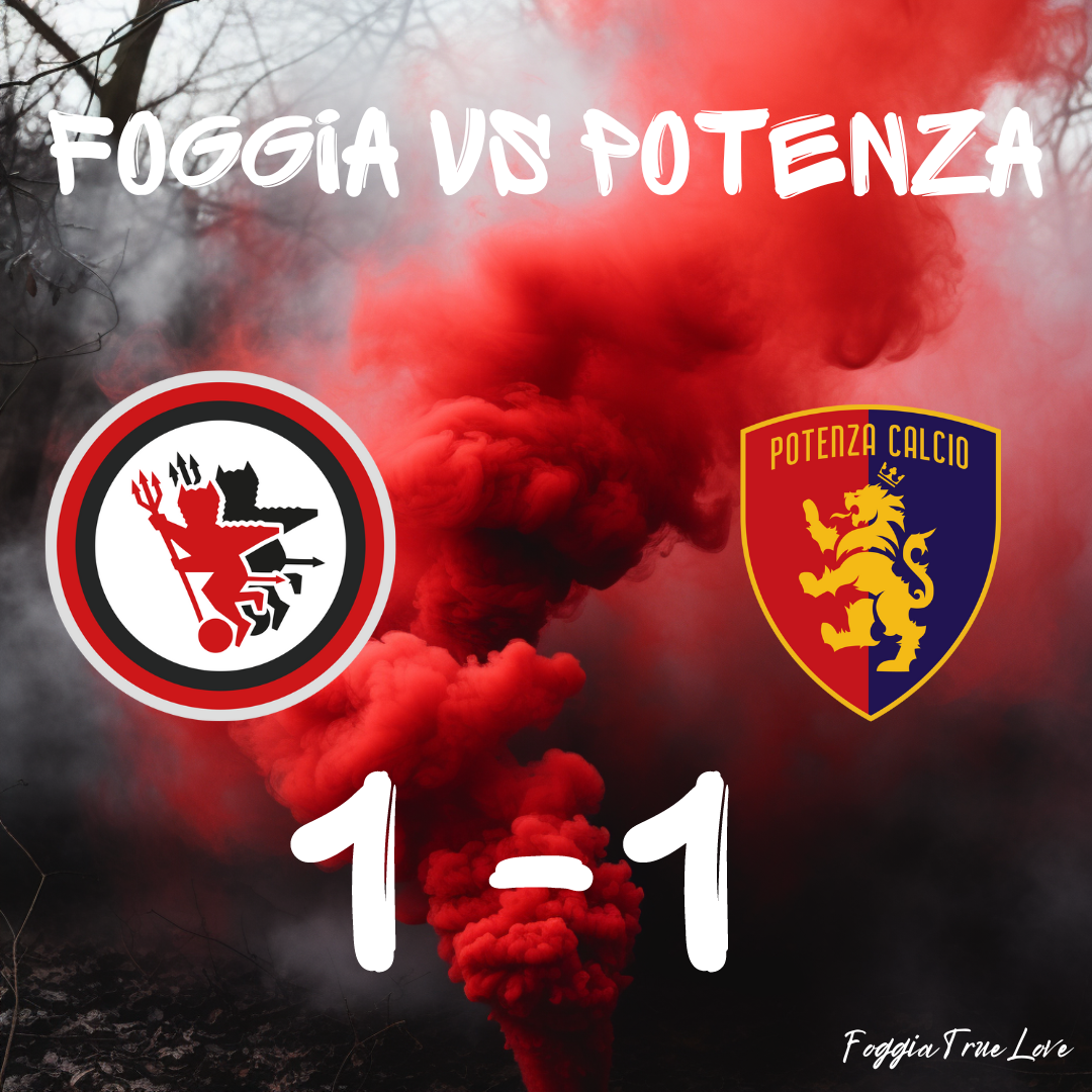 Foggia-Potenza 1-1 – Play off, il Foggia accede alla fase nazionale Lega Pro Serie C